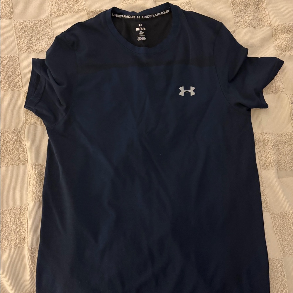 Under Armour Men's Dark Blue Short Sleeve Tee